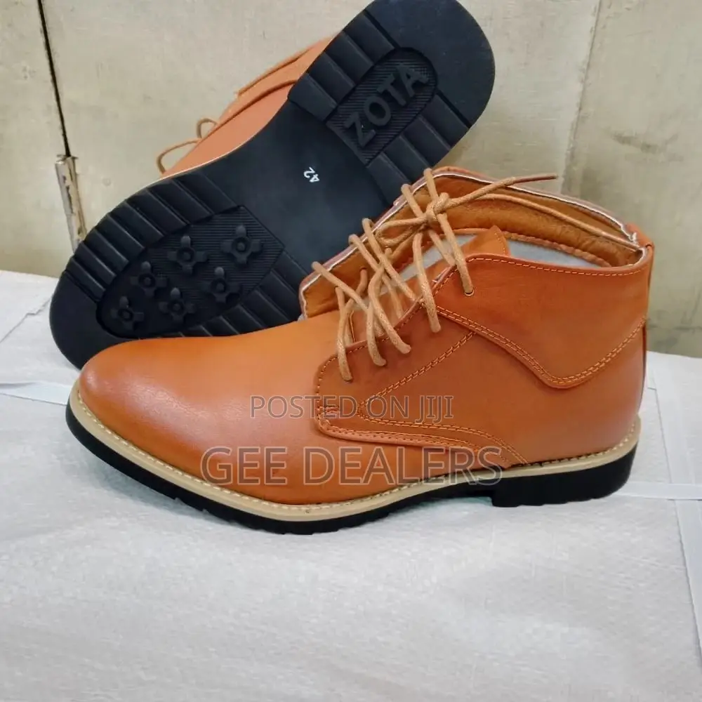 Brown Men Official Low Cut Shoes