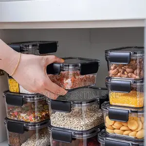*3pcs Clear Acrylic Food Storage Containers