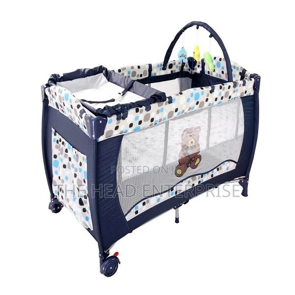 Changing Station Equipped Playpen Bed for Toddlers - main view