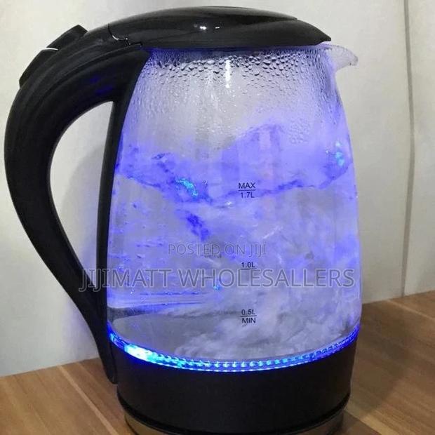 Kettle//1.7ltrs Rebune Glass Kettle - main view