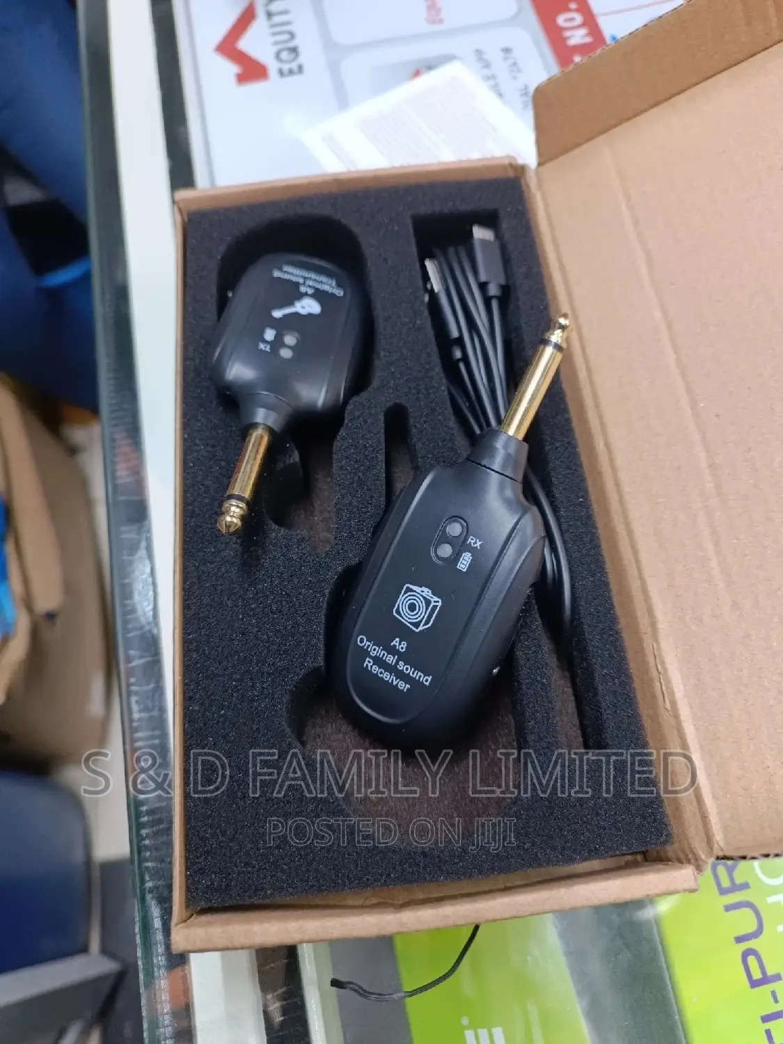 Wireless Guitar Transmitter Receiver Set