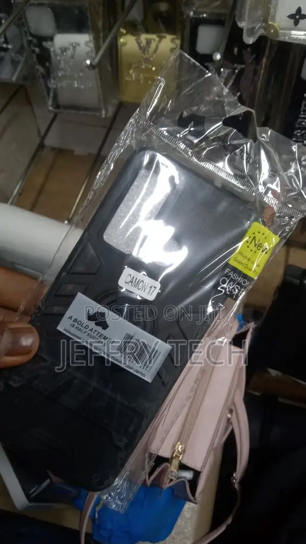 Tecno Camon 17 Back Cover Hard Armor Metal Phone Case Magne