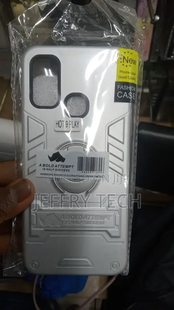 Case for Infinix Hot 9 Play, Hard PC + Soft TPU Two-in-One