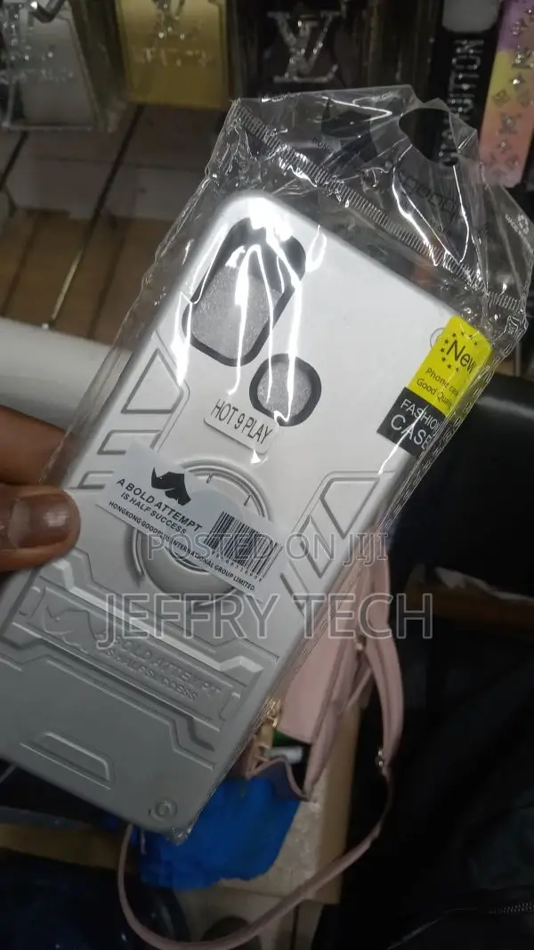 Case for Infinix Hot 9 Play, Hard PC + Soft TPU Two-in-One