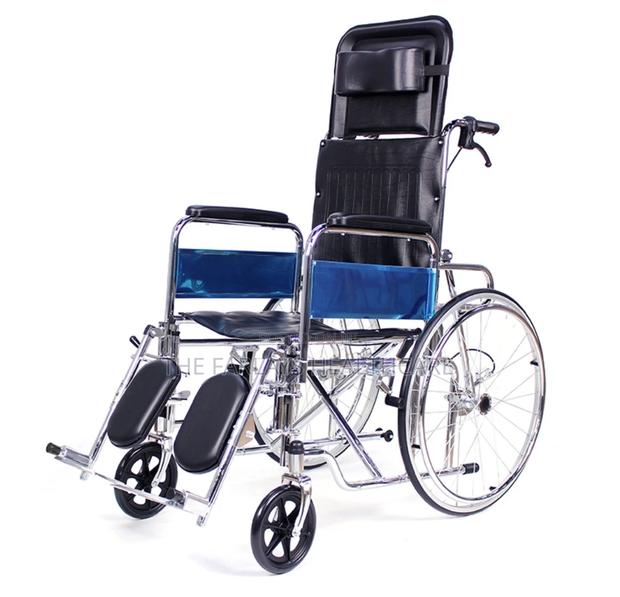 Reclining Wheelchair With High Back.