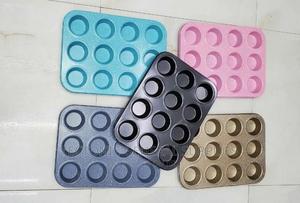 Nonstick Granite Cupcake Trays 12holes - thumbnail 2