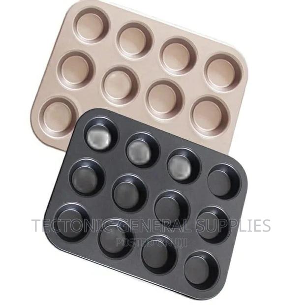 Nonstick Granite Cupcake Trays 12holes - thumbnail 3
