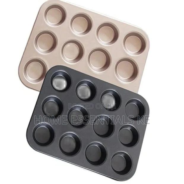 Nonstick Granite Cupcake Trays 12holes - thumbnail 2