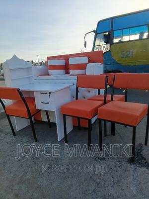 Pedicure Seat, Manicure Table and 4 Chairs. - thumbnail 2