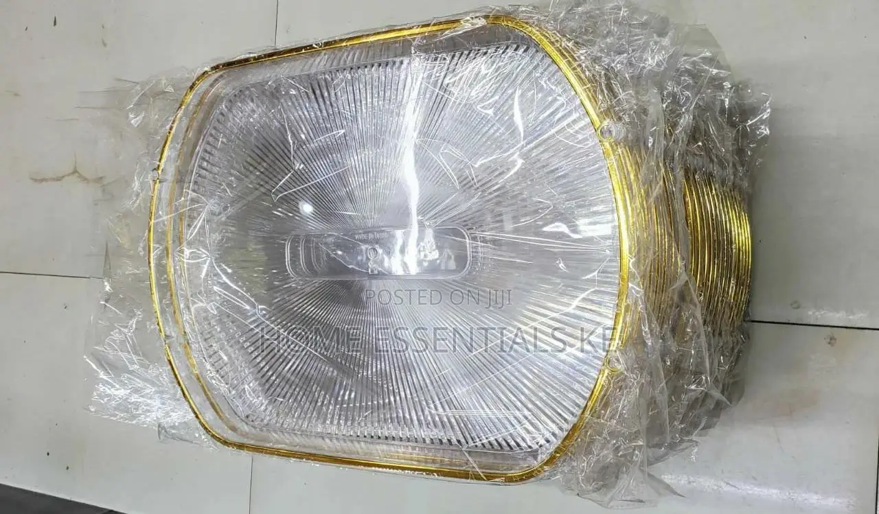 Gold Rimmed Modern Acrylic Tray