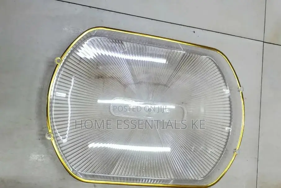 Gold Rimmed Modern Acrylic Tray