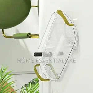 Gold Rimmed Modern Acrylic Tray