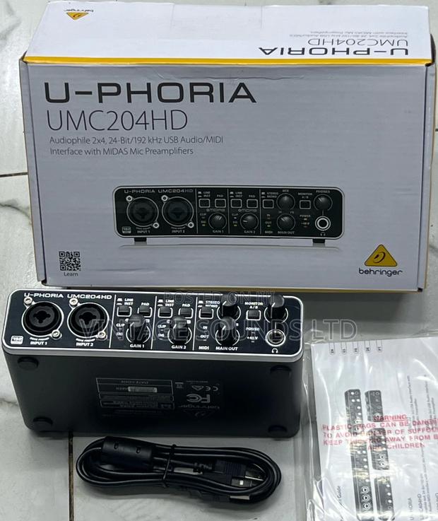 Behringer U-Phoria Umc204hd Soundcard