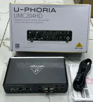 Behringer Umc204hd Soundcard Audio Interface