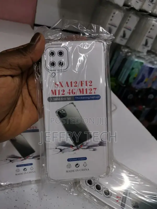 Samsung A12 / F12 / M12 Bumper Case | Soft Jel Flexible Thin