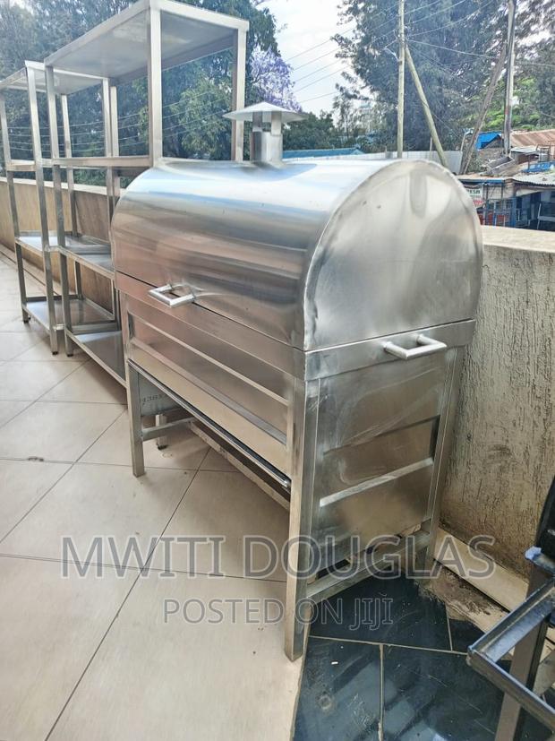 Barbarque Stainless Steel Grill Jiko