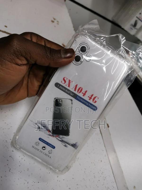 Samsung Galaxy A04 Case Clear TPU Four Corners Cover Transp - thumbnail 3
