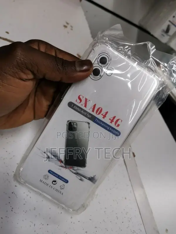 Samsung Galaxy A04 Case Clear TPU Four Corners Cover Transp