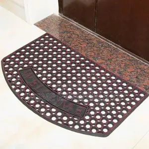 50*80cm Rubber Door Mat -Green, Silver, Golden,Wine Red.