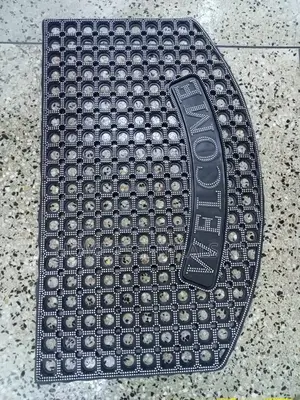 50*80cm Rubber Door Mat -Green, Silver, Golden,Wine Red.