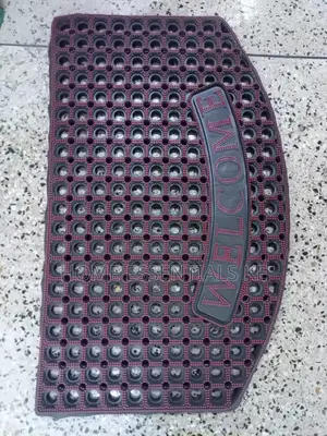 50*80cm Rubber Door Mat -Green, Silver, Golden,Wine Red.