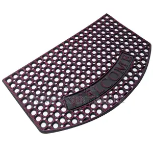 50*80cm Rubber Door Mat -Green, Silver, Golden,Wine Red.