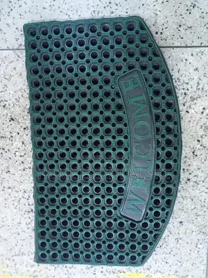50*80cm Rubber Door Mat -Green, Silver, Golden,Wine Red.