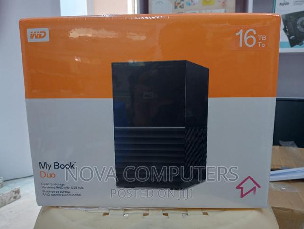 WD My Book Duo 16TB Desktop Storage Drive - main view