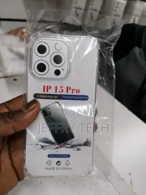 Clear Case for iPhone 15 Pro Air Cushion Shockproof Prote