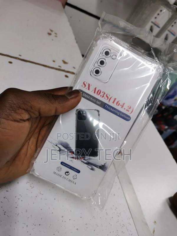 Samsung Galaxy A03s Clear Case Crystal Hard Slim Shockproof - thumbnail 2