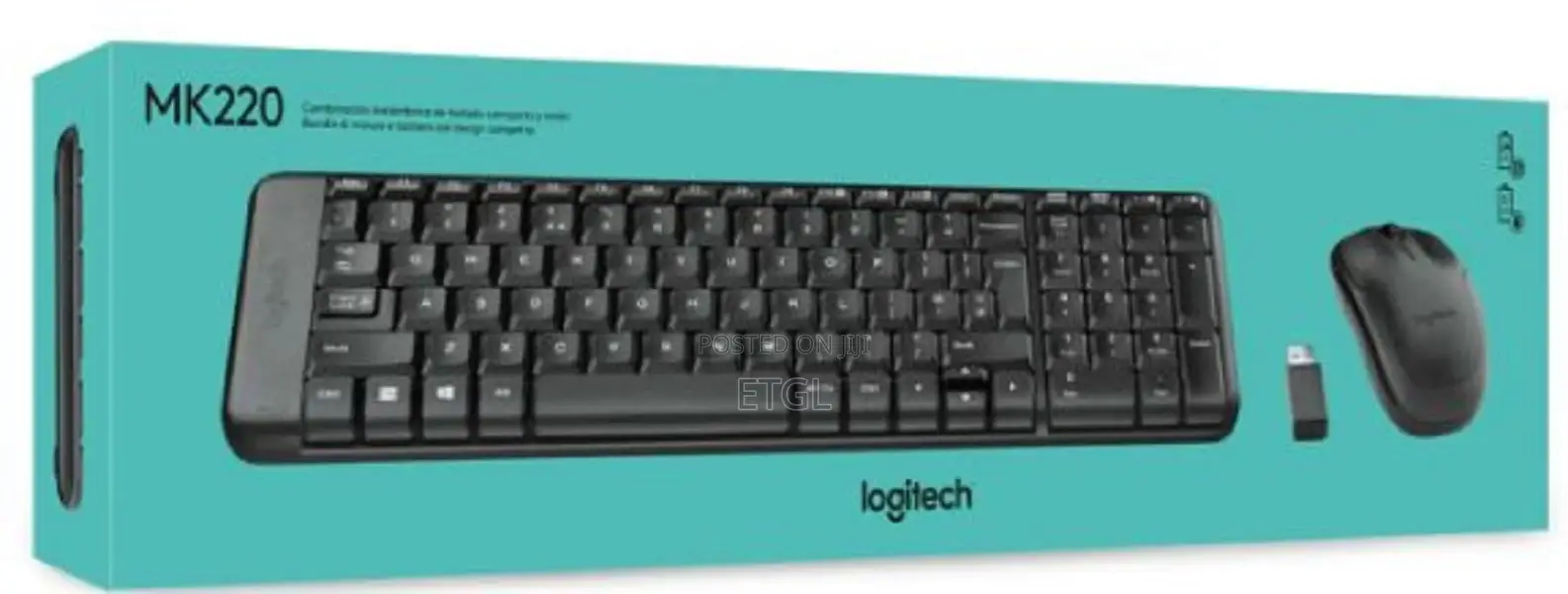 <Logitech Wireless Keyboard Mouse MK220 - 920-003161