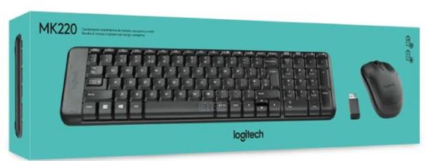 <Logitech Wireless Keyboard Mouse MK220 - 920-003161