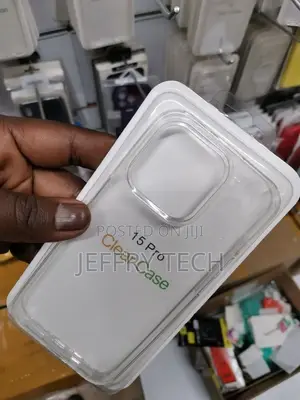 iPhone 15 Pro Clear Case With Tempered Glass Screen Prot