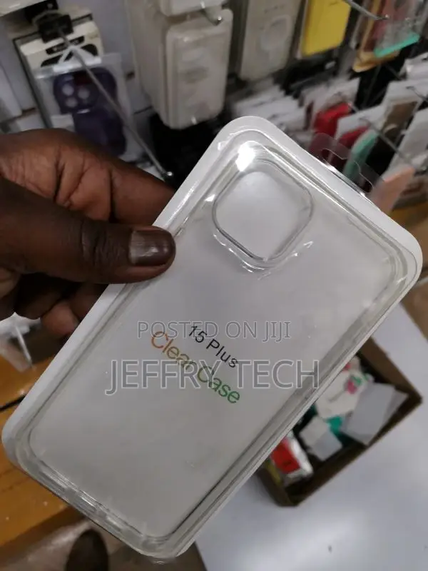 iPhone 15 PLUS Anti-Shock Hybrid Case - Transparent