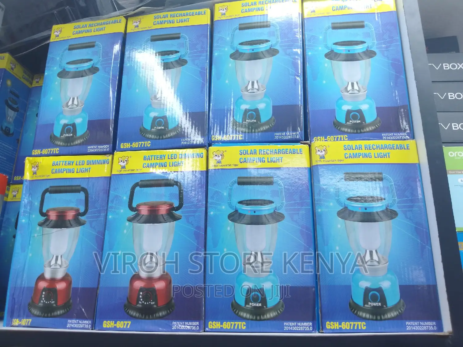 Solar Rechargeable Camping Lantern Lamp