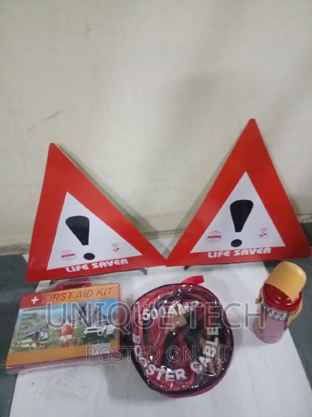 Car Safety Kit Combo 4 in 1 Life Saverjumper,Fire, First Aid