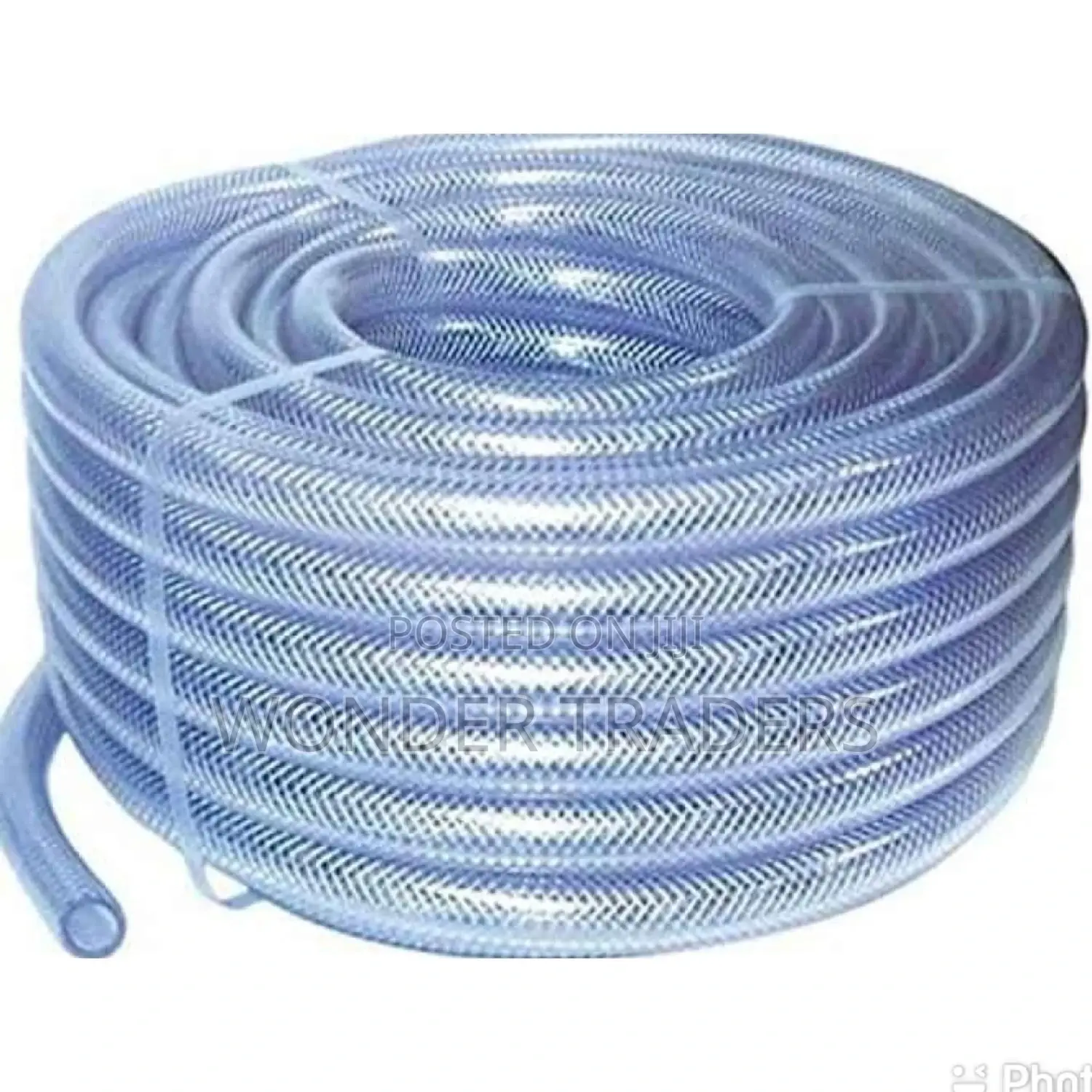 Braided 1/2"Hose Pipe 25m -Clear