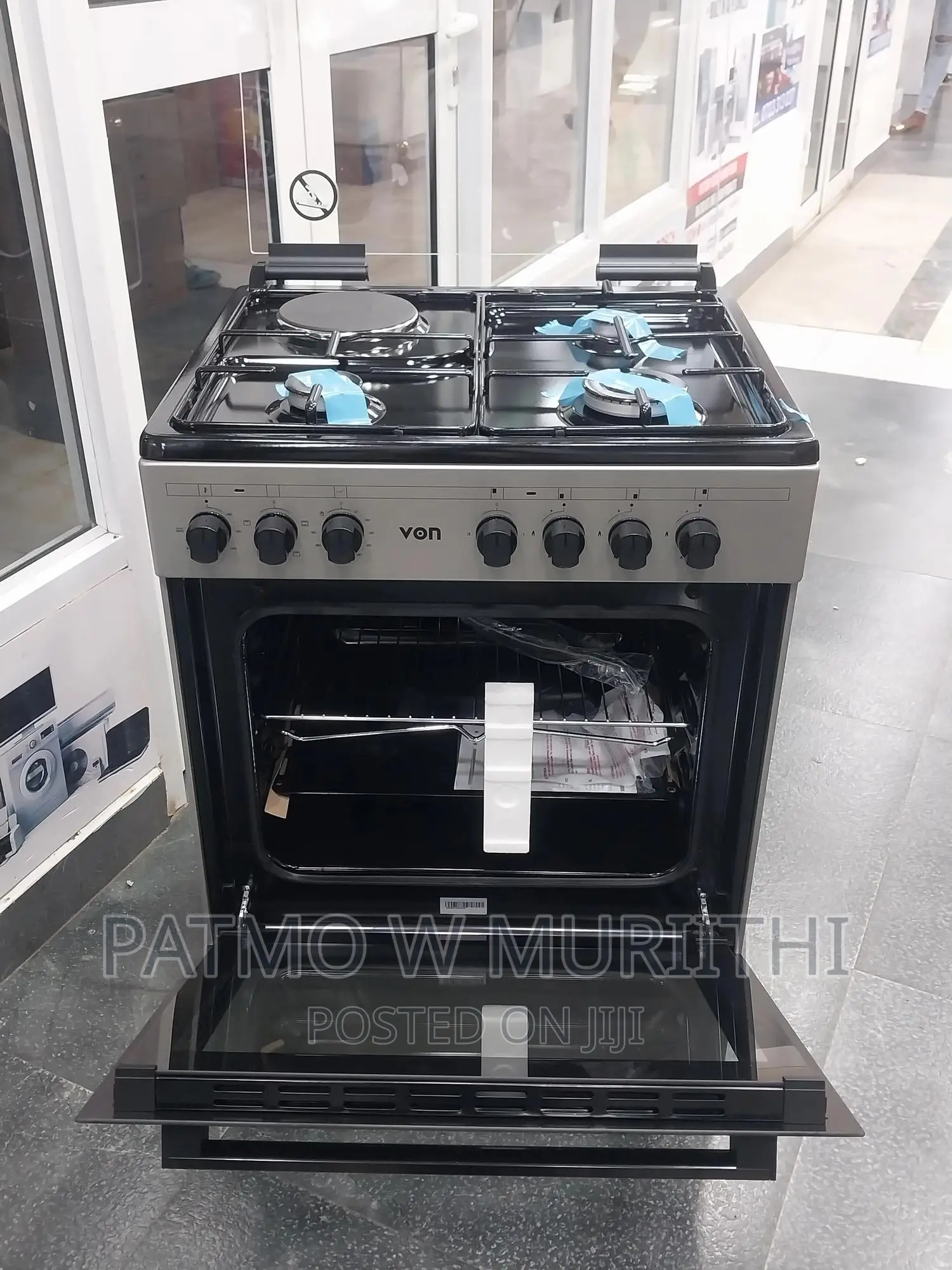 Hotpoint Cooker Von Standing Cooker 3+1 60*50, Inox