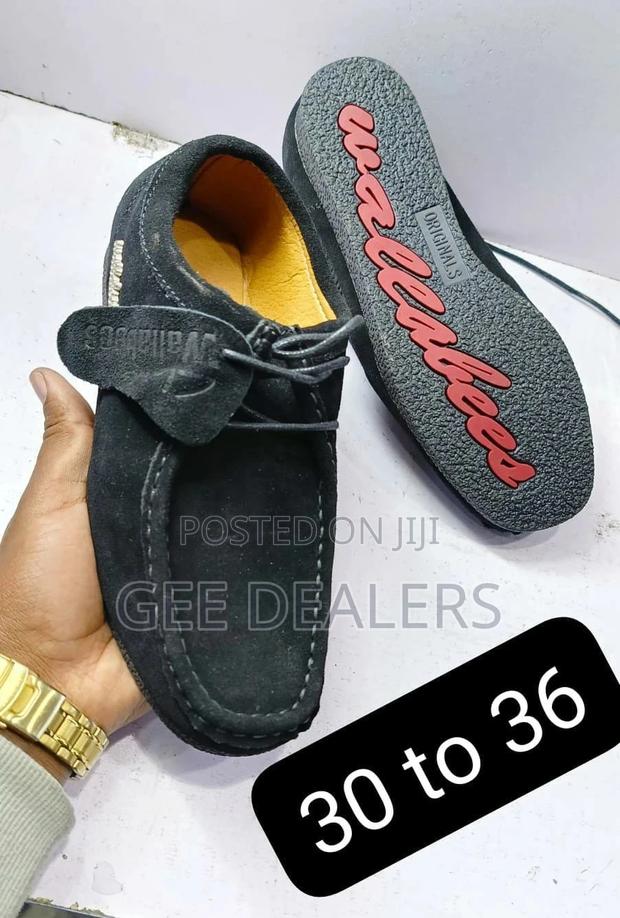 Kids Leather Suede Wallabees Shoes (30-36) - thumbnail 2