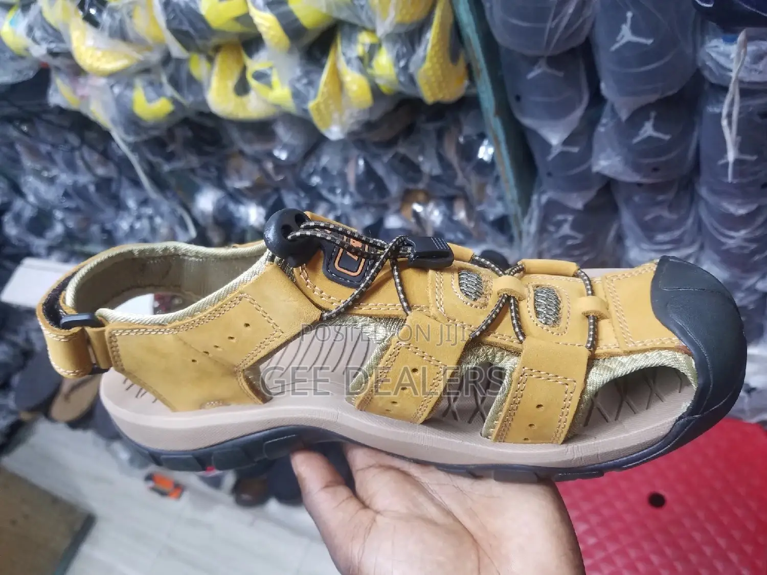 Men Brown Open Shoes (40-45)