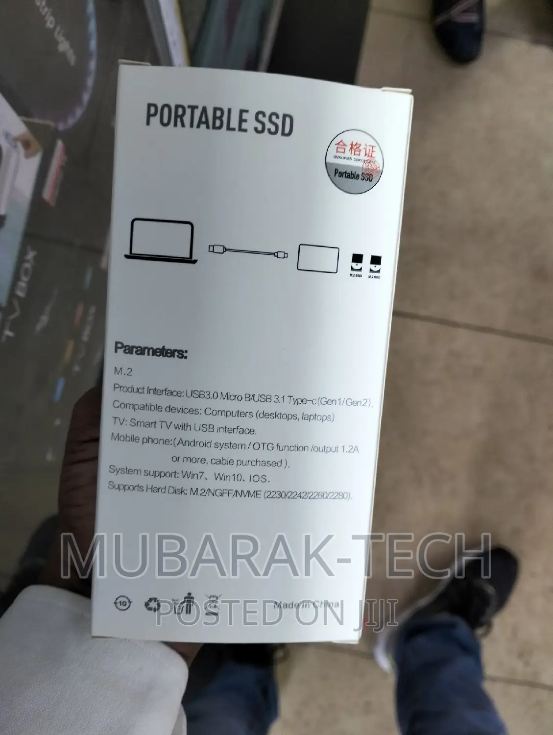 Portable SSD Casing