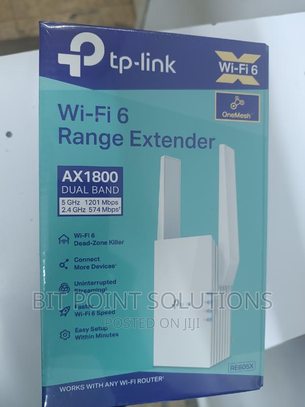 Tplink RE605X Range Extender Wifi 6 Ax1800' Tl-Re605x '