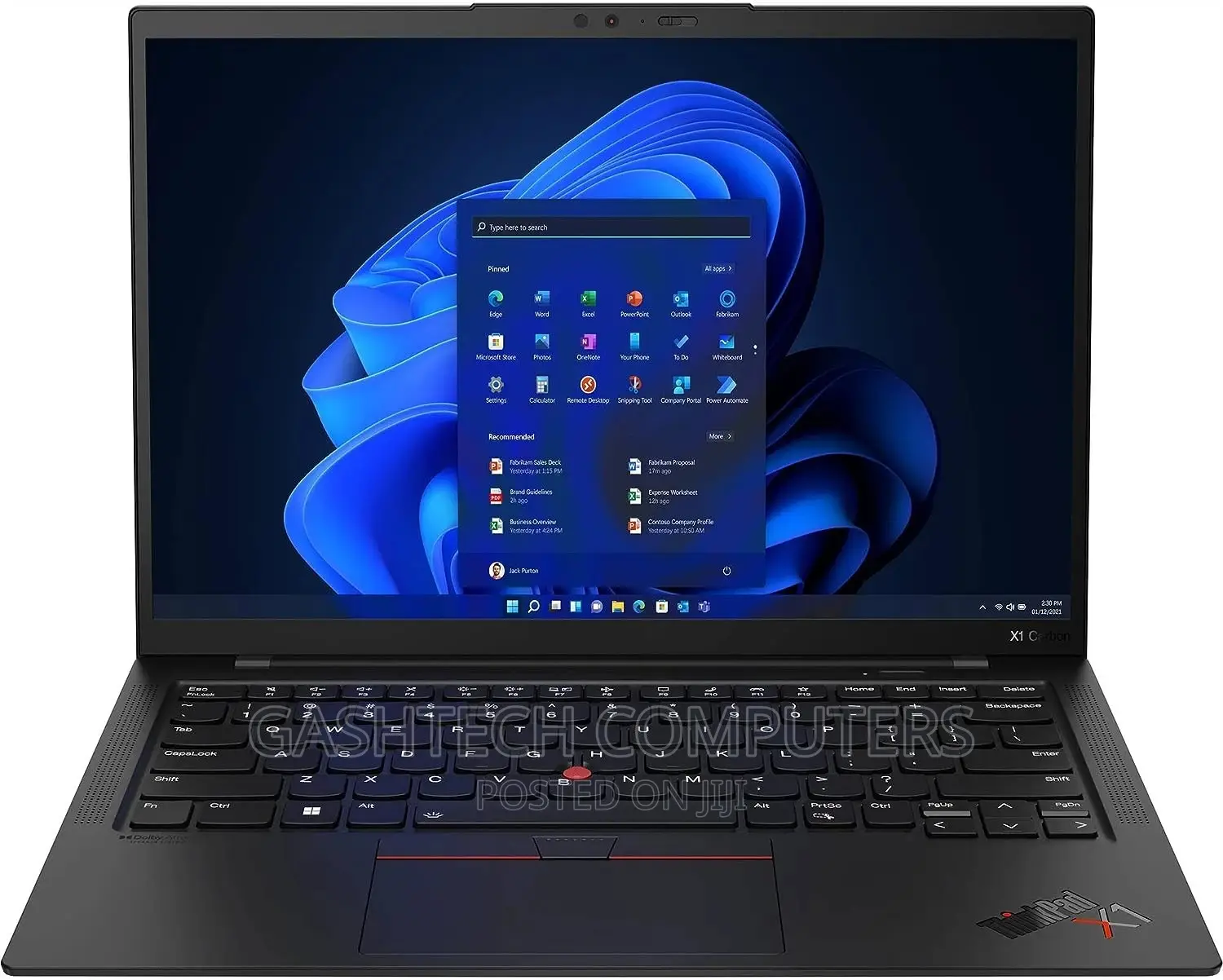 New Laptop Lenovo ThinkPad X1 Carbon 16GB Intel Core I7 SSD 512GB