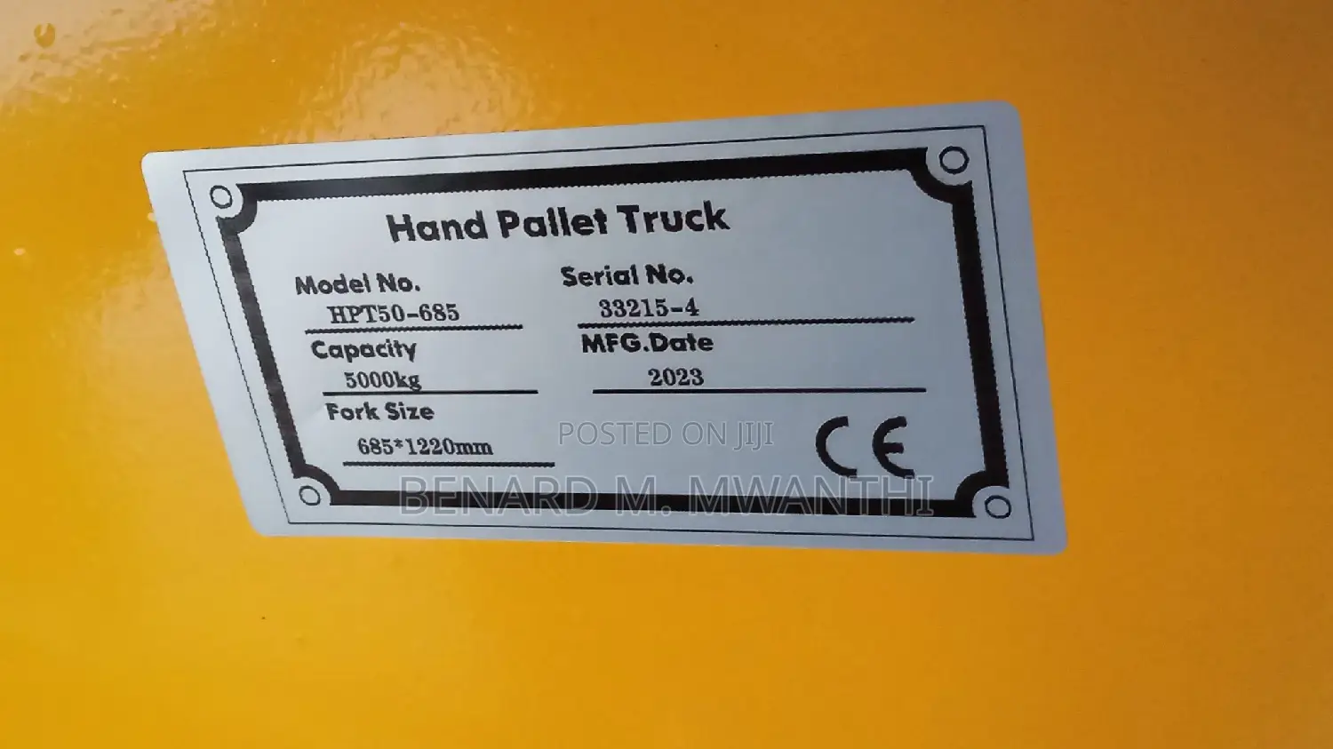 Pallet Trolley 5tonnes