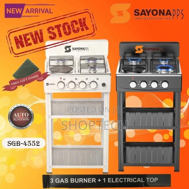 Sayona 3+1standing Cooker With Shelves