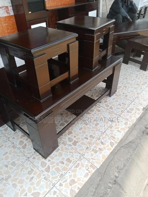 Coffee Table With 2 Stool - main view