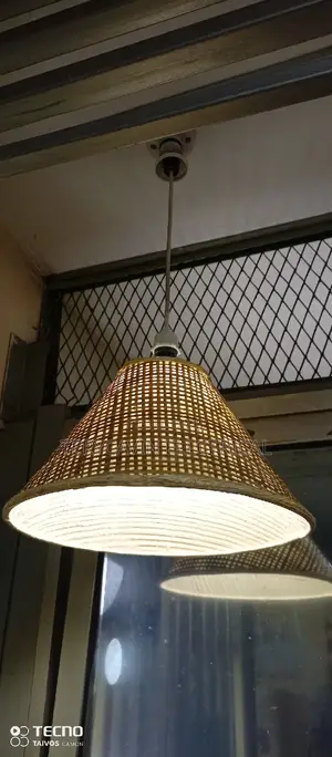 White Hanging Lights Shades