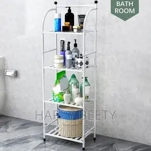 *5 Tier Metallic Bathroom Rack.*