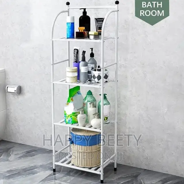 *5 Tier Metallic Bathroom Rack.*