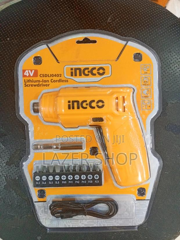 4V Lithium Ion Cordless Screwdriver - main view